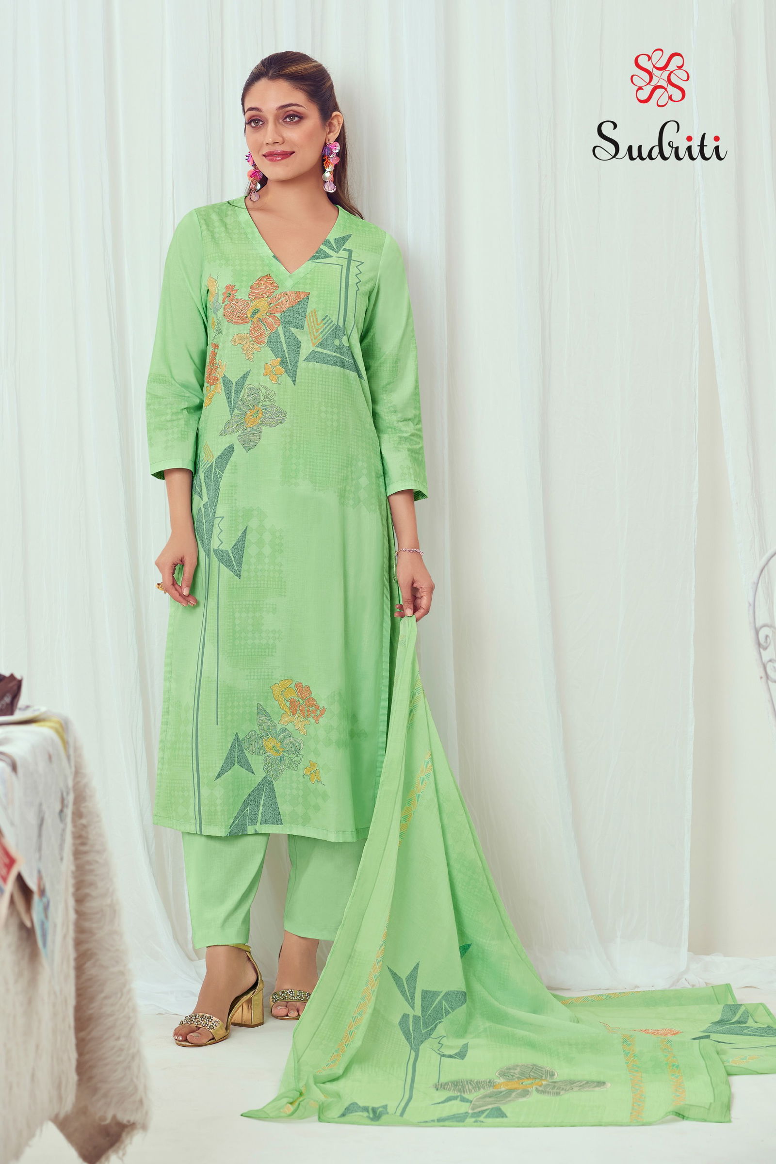 Zareen By Sudriti Cotton Printed Designer Salwar Suits Wholesale Shop In Surat